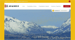 Desktop Screenshot of cavalieripatagonia.com.ar